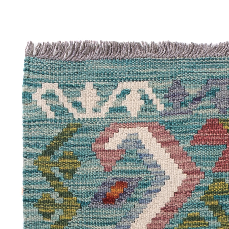 Kilim Maimana Tapijt 195x65cm - Wollen tapijt