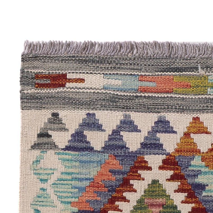Kilim Maimana Tapijt 197x66cm - Wollen tapijt