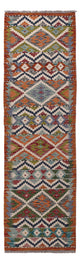 Kilim Maimana Tapijt 201x59cm - Wollen tapijt