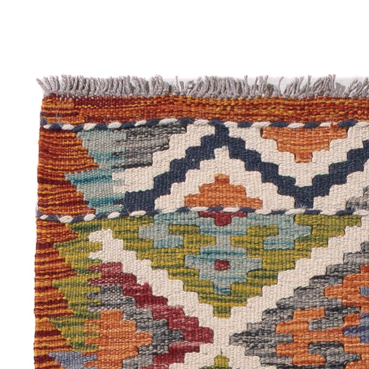 Kilim Maimana Tapijt 201x59cm - Wollen tapijt