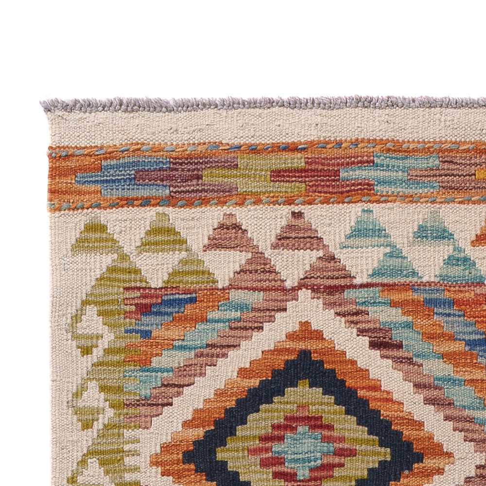 Kilim Maimana Tapijt 194x84cm - Wollen tapijt