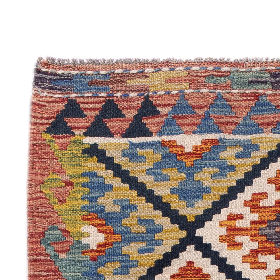 Kilim Maimana Tapijt 204x84cm - Wollen tapijt