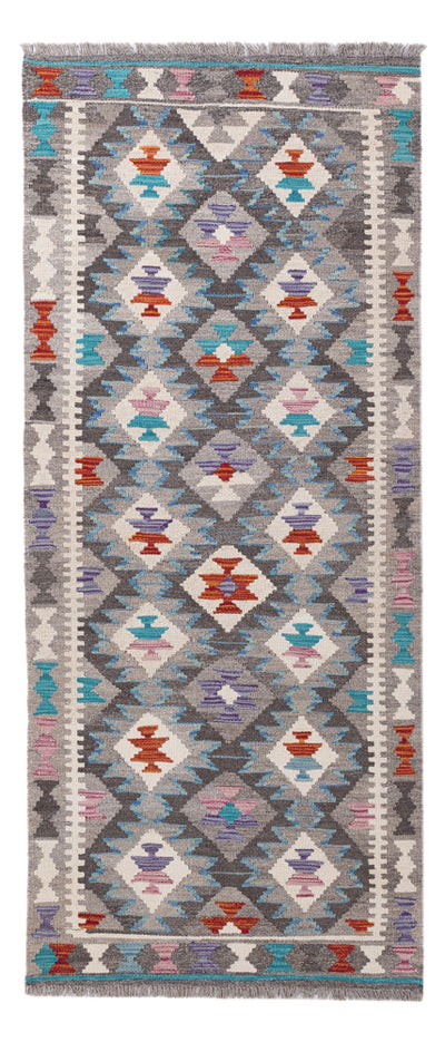Kilim Maimana Tapijt 82x195cm - Wollen tapijt