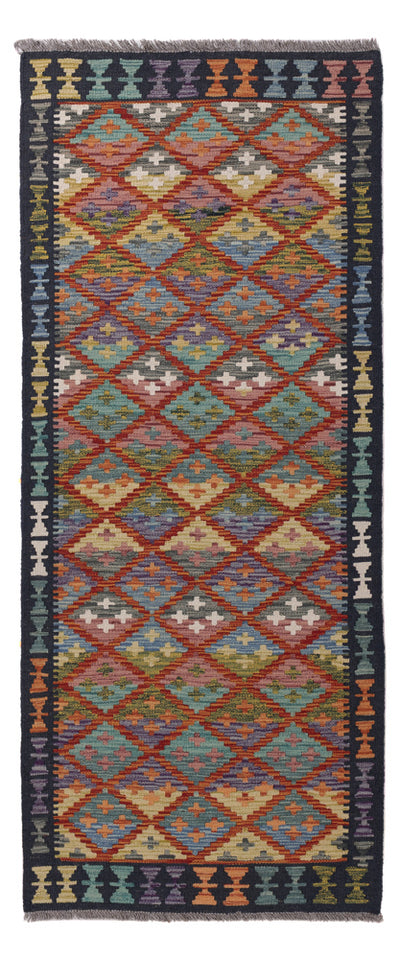 Kilim Maimana Tapijt 82x198cm - Wollen tapijt