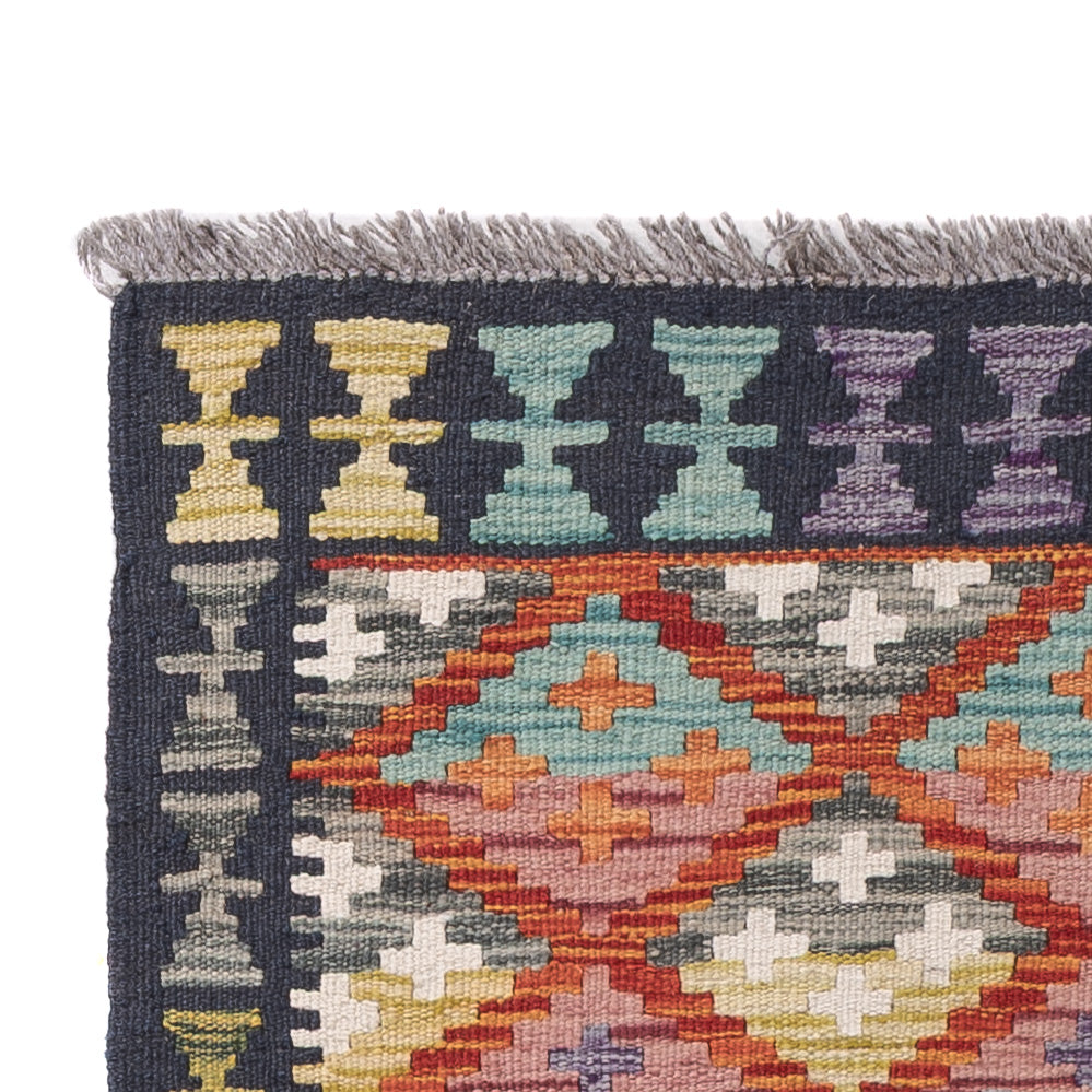 Kilim Maimana Tapijt 198x82cm - Wollen tapijt