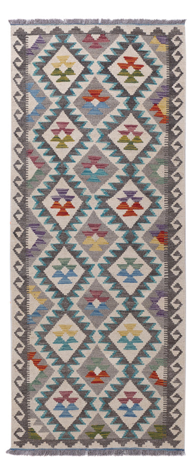 Kilim Maimana Tapijt 80x206cm - Wollen tapijt
