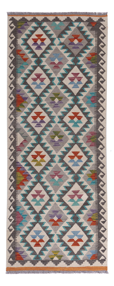 Kilim Maimana Tapijt 79x209cm - Wollen tapijt