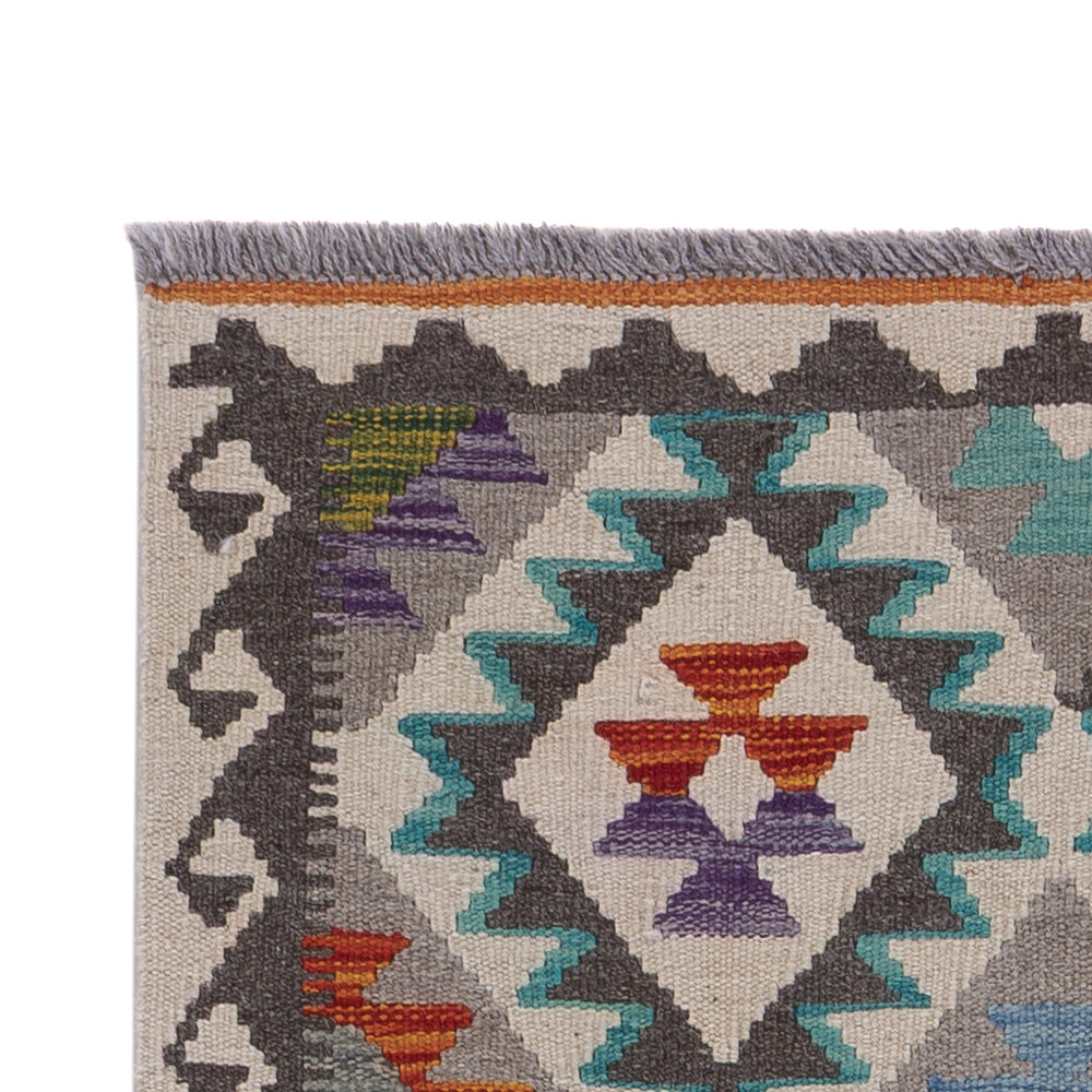Kilim Maimana Tapijt 79x209cm - Wollen tapijt