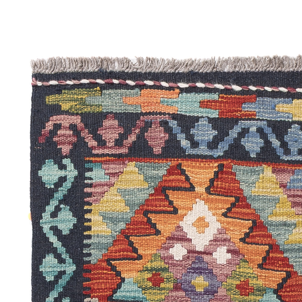 Kilim Maimana Tapijt 80x191cm - Wollen tapijt