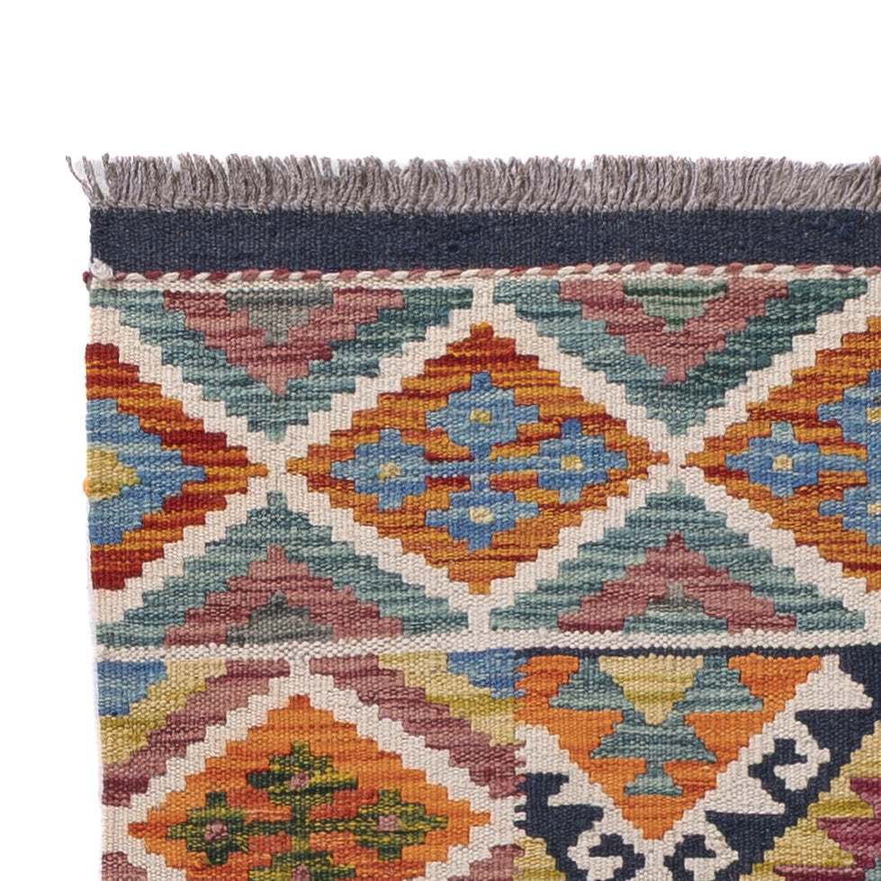Kilim Maimana Tapijt 80x190cm - Wollen tapijt