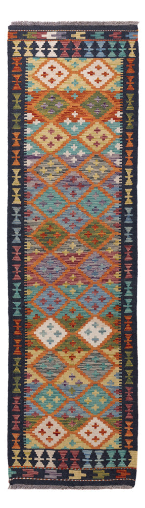 Kilim Maimana Tapijt 60x217cm - Wollen tapijt