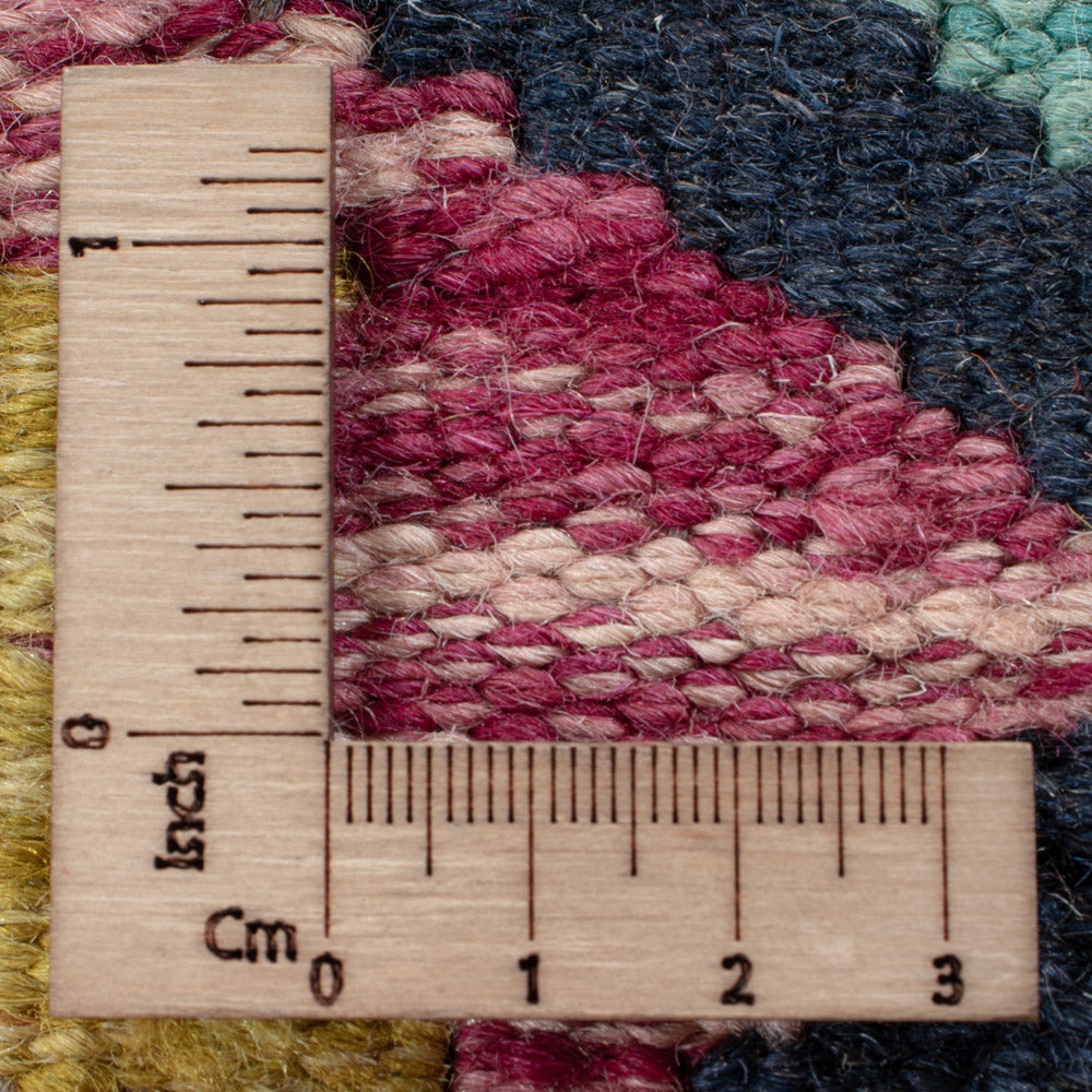 Läufer Kelim - Splash - 210 x 66 cm - mehrfarbig