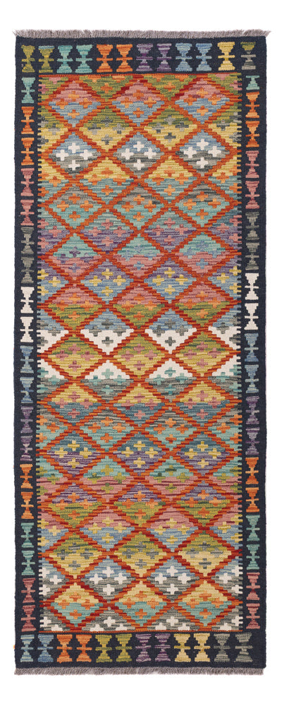 Kilim Maimana Tapijt 80x204cm - Wollen tapijt