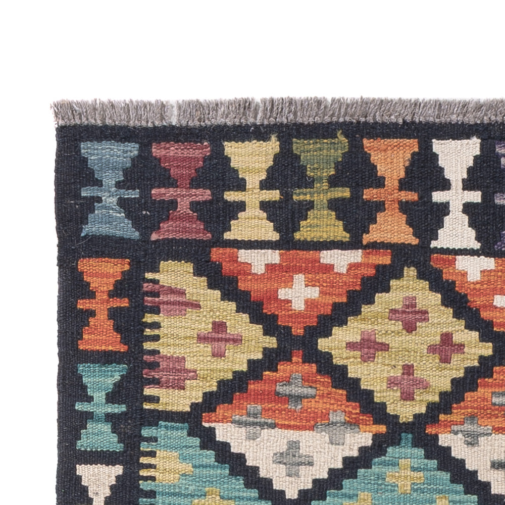 Kilim Maimana Tapijt 196x84cm - Wollen tapijt