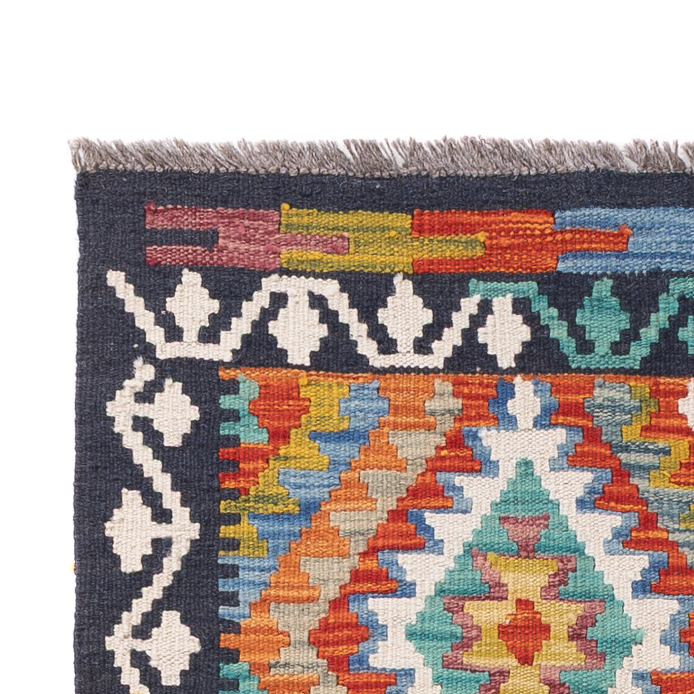 Kilim Maimana Tapijt 197x86cm - Wollen tapijt
