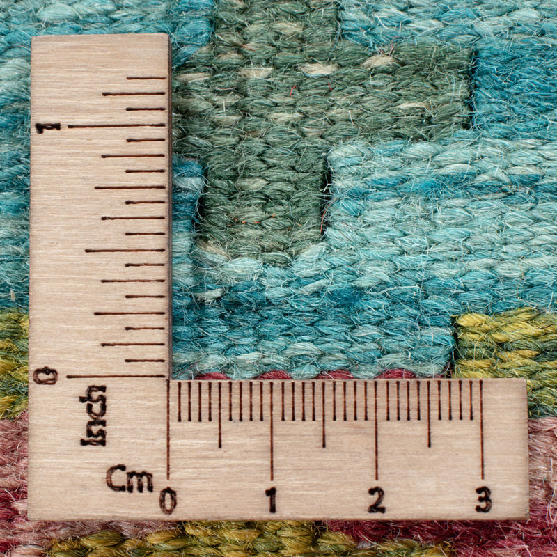 Läufer Kelim - Splash - 195 x 84 cm - mehrfarbig