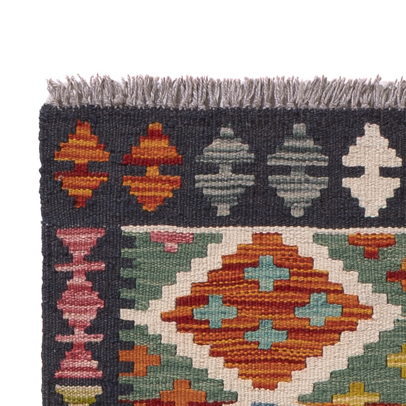 Kilim Maimana Tapijt 67x202cm - Wollen tapijt