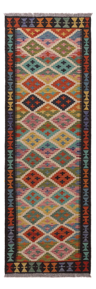 Kilim Maimana Tapijt 65x196cm - Wollen tapijt