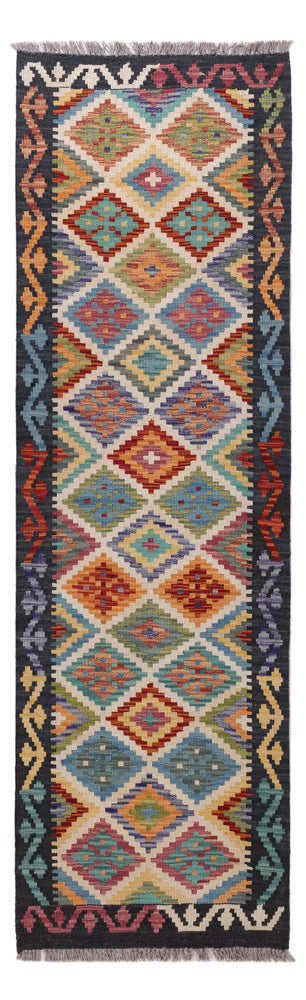 Kilim Maimana Tapijt 61x200cm - Wollen tapijt