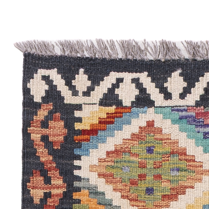 Kilim Maimana Tapijt 200x61cm - Wollen tapijt