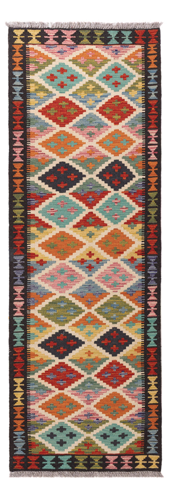 Kilim Maimana Tapijt 63x197cm - Wollen tapijt