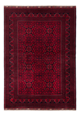 Afghan Teppich - Kunduz - 235 x 167 cm - dunkelrot