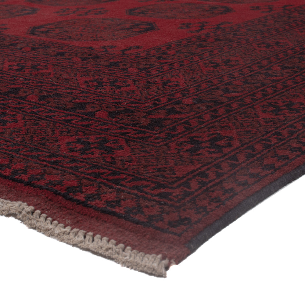 Afghan Teppich - Filpa - 346 x 255 cm - dunkelrot