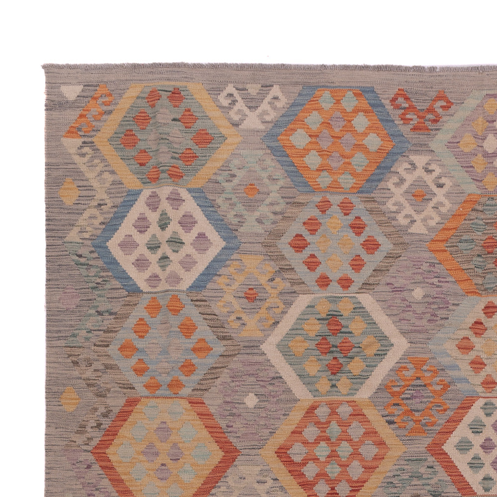Kilim Maimana Tapijt 350x256cm - Wollen tapijt