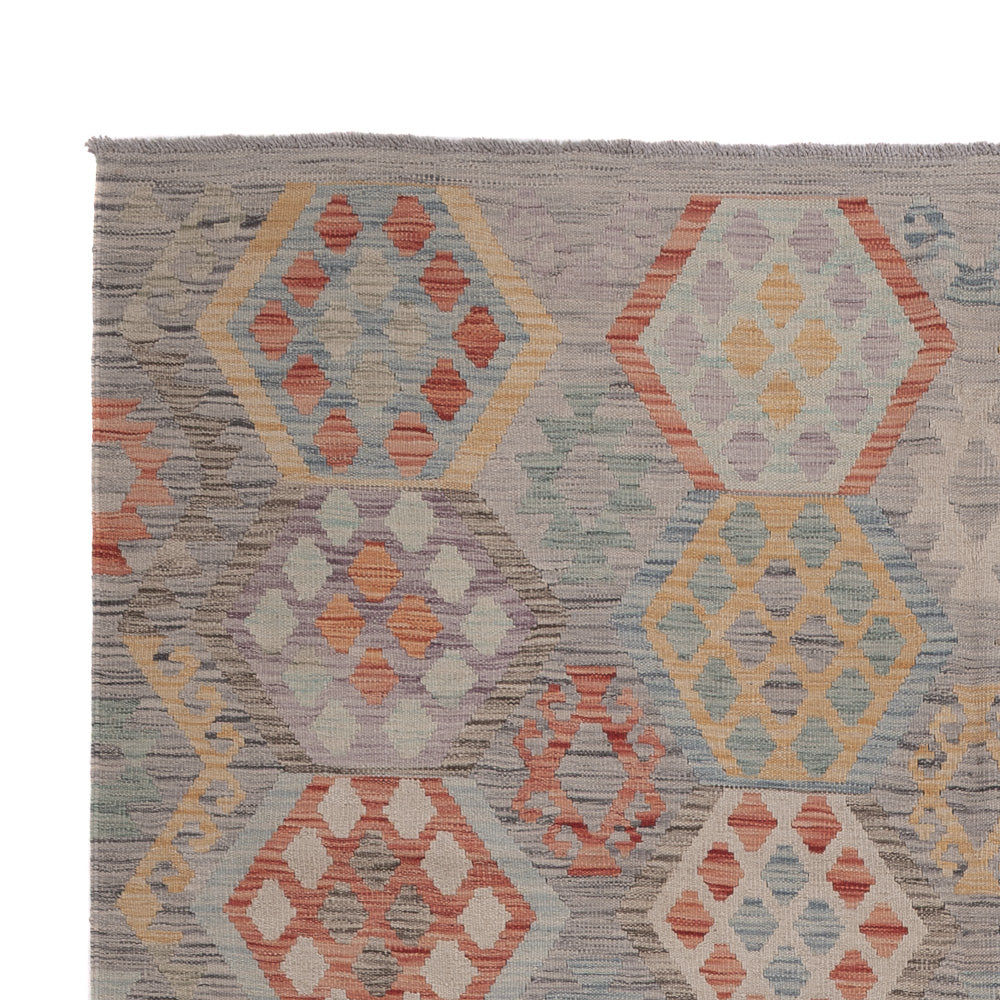 Kilim Maimana Tapijt 302x202cm - Wollen tapijt