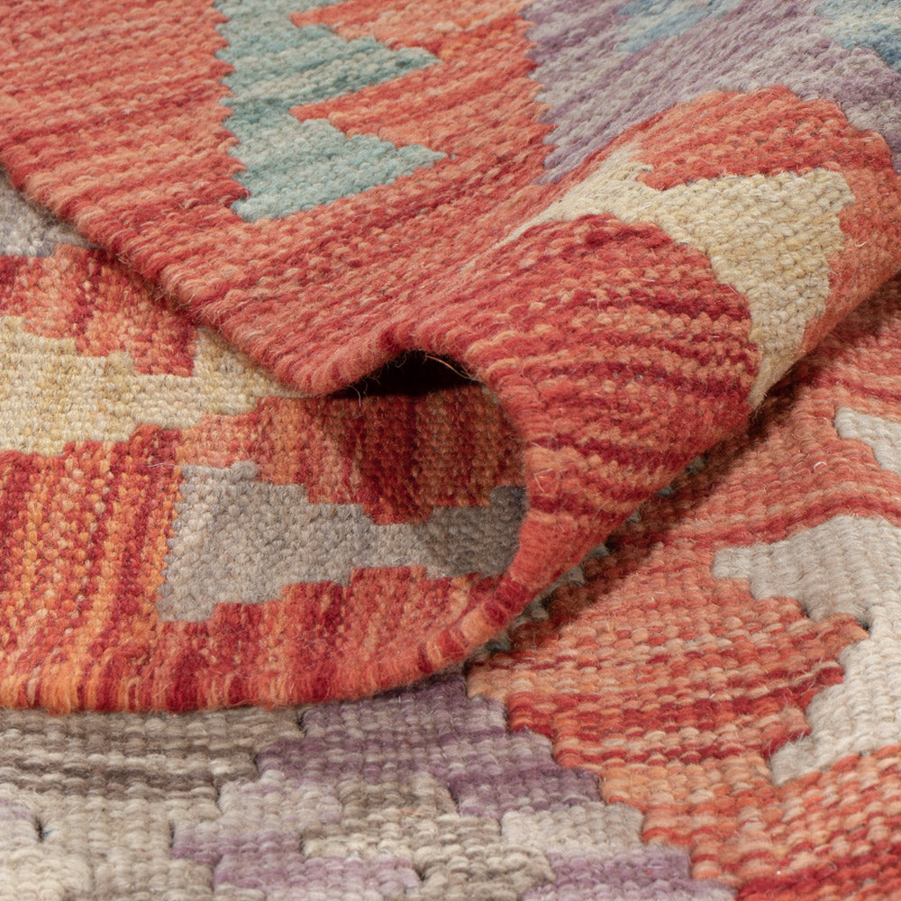 Kelim Teppich - Splash - 307 x 250 cm - mehrfarbig