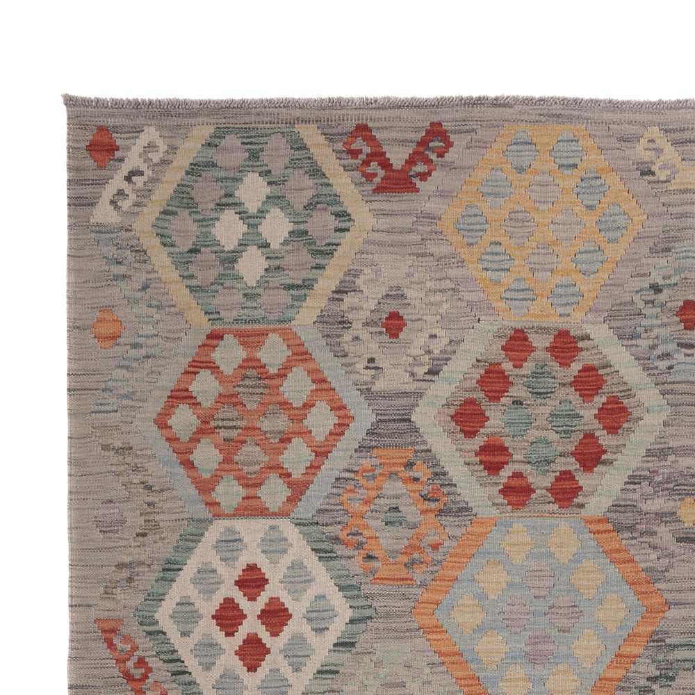 Kilim Maimana Tapijt 299x205cm - Wollen tapijt