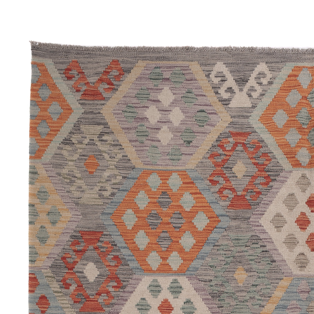 Kilim Maimana Tapijt 296x201cm - Wollen tapijt