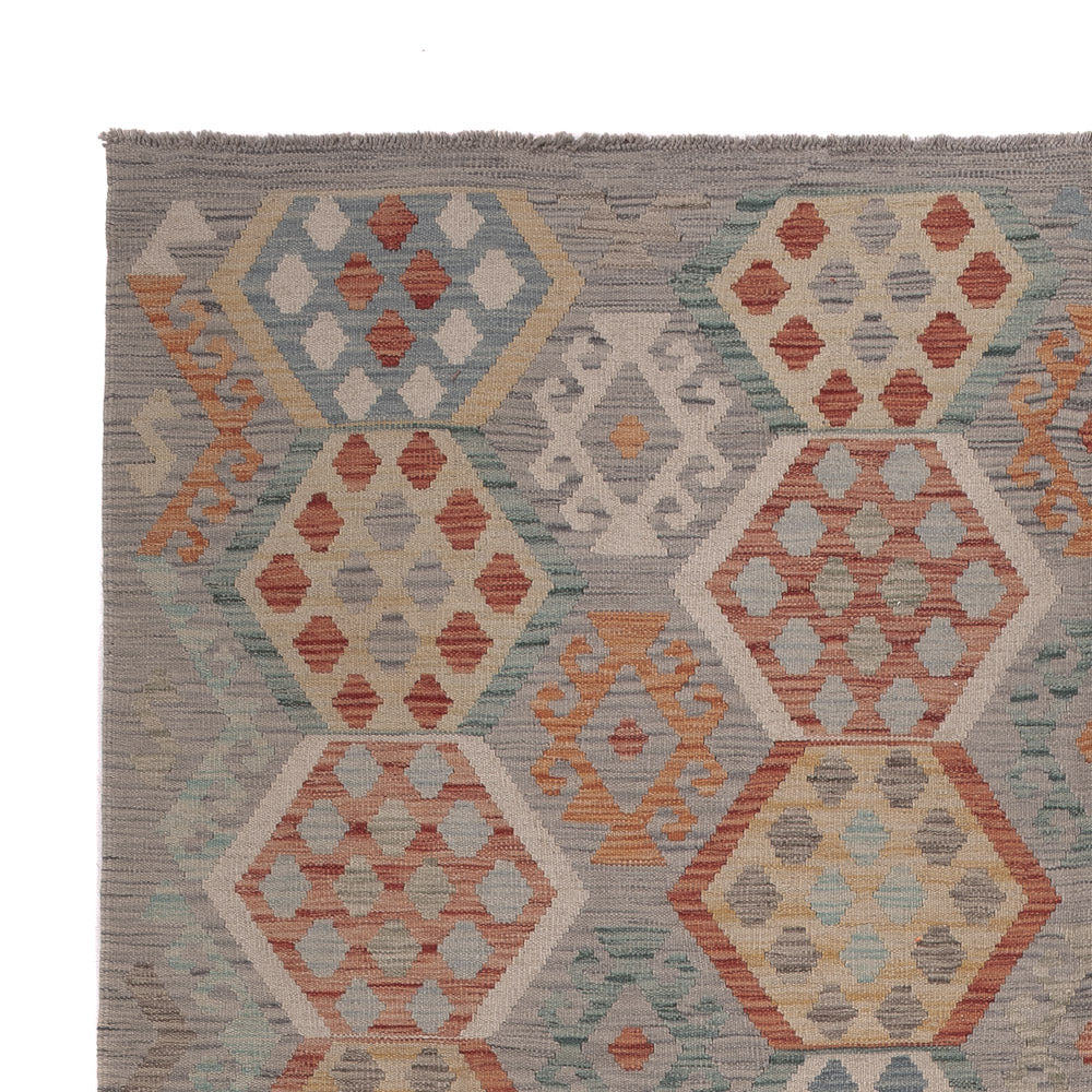 Kilim Maimana Tapijt 208x297cm - Wollen tapijt