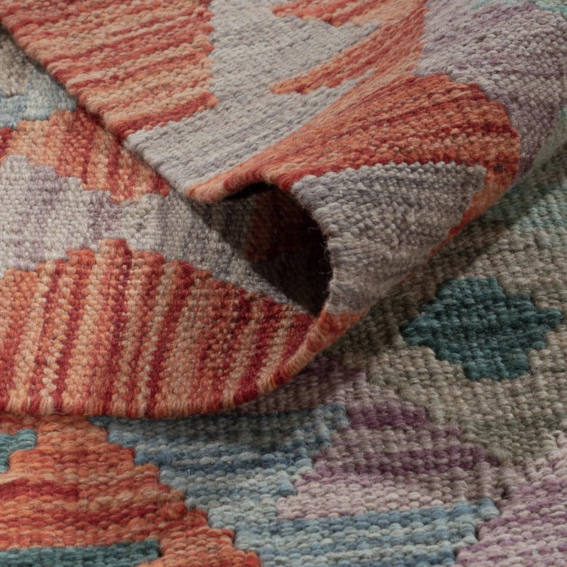 Kelim Teppich - Splash - 301 x 197 cm - mehrfarbig