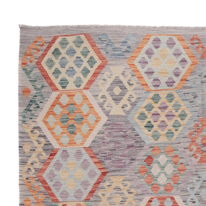 Kelim Teppich - Splash - 297 x 211 cm - mehrfarbig
