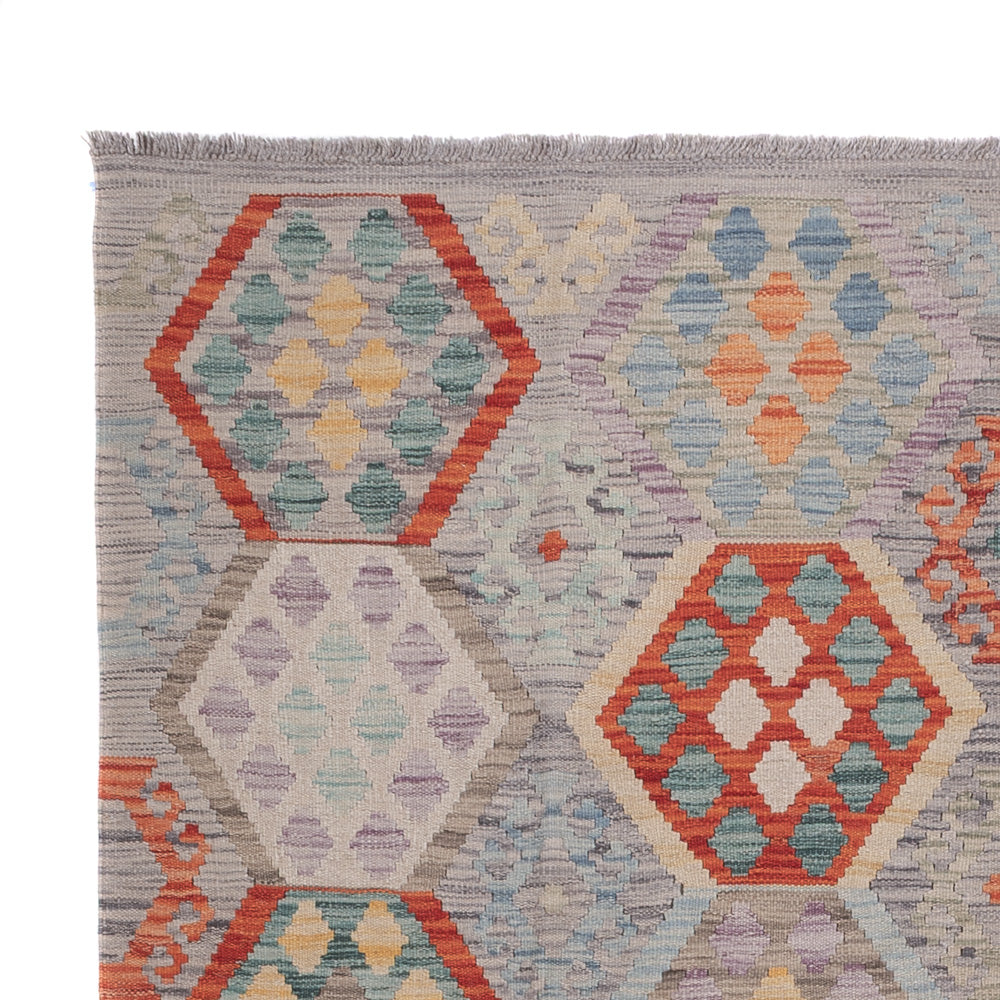 Kilim Maimana Tapijt 238x175cm - Wollen tapijt