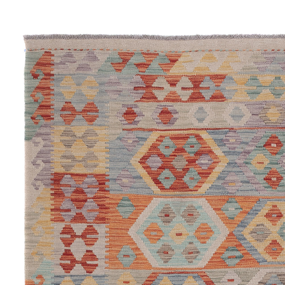 Kilim Maimana Tapijt 242x178cm - Wollen tapijt