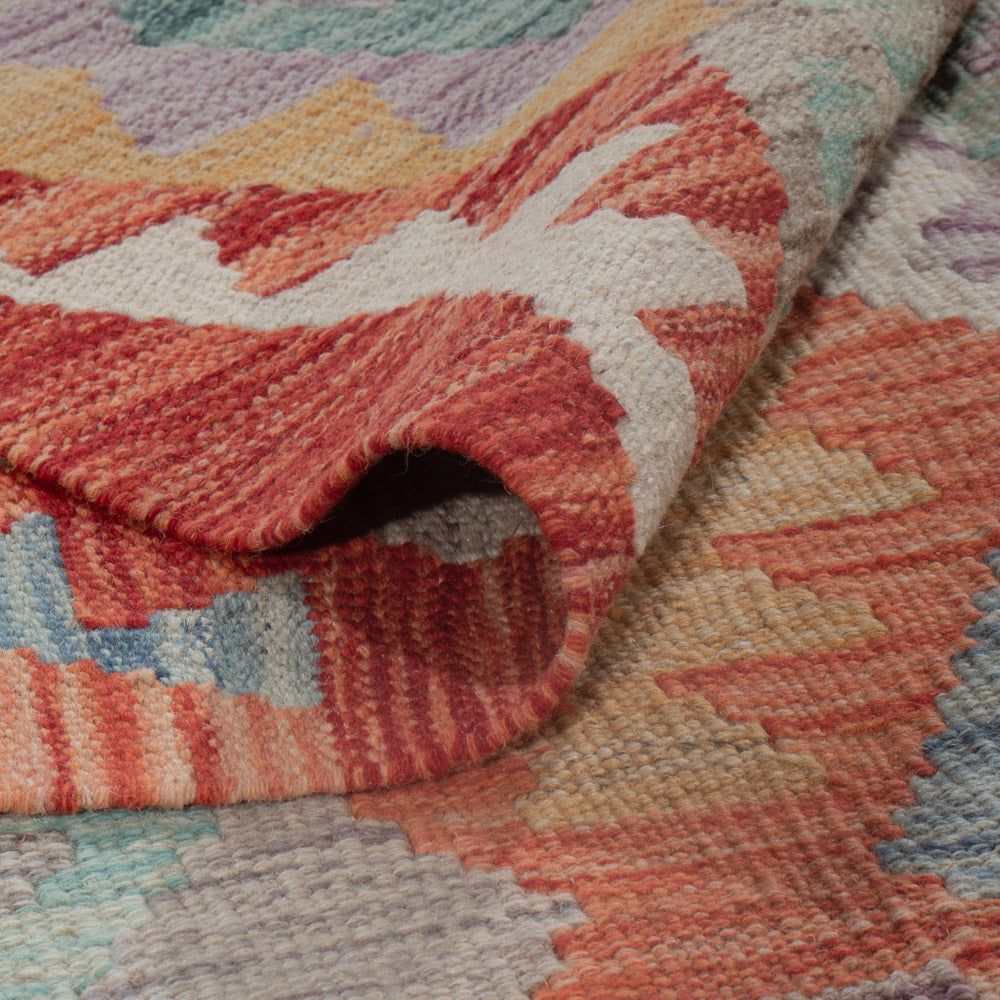 Kelim Teppich - Splash - 246 x 179 cm - mehrfarbig
