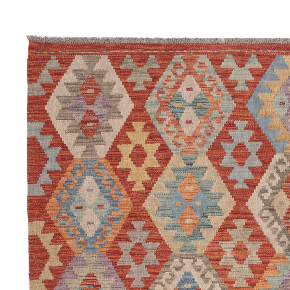 Kilim Maimana Tapijt 243x177cm - Wollen tapijt