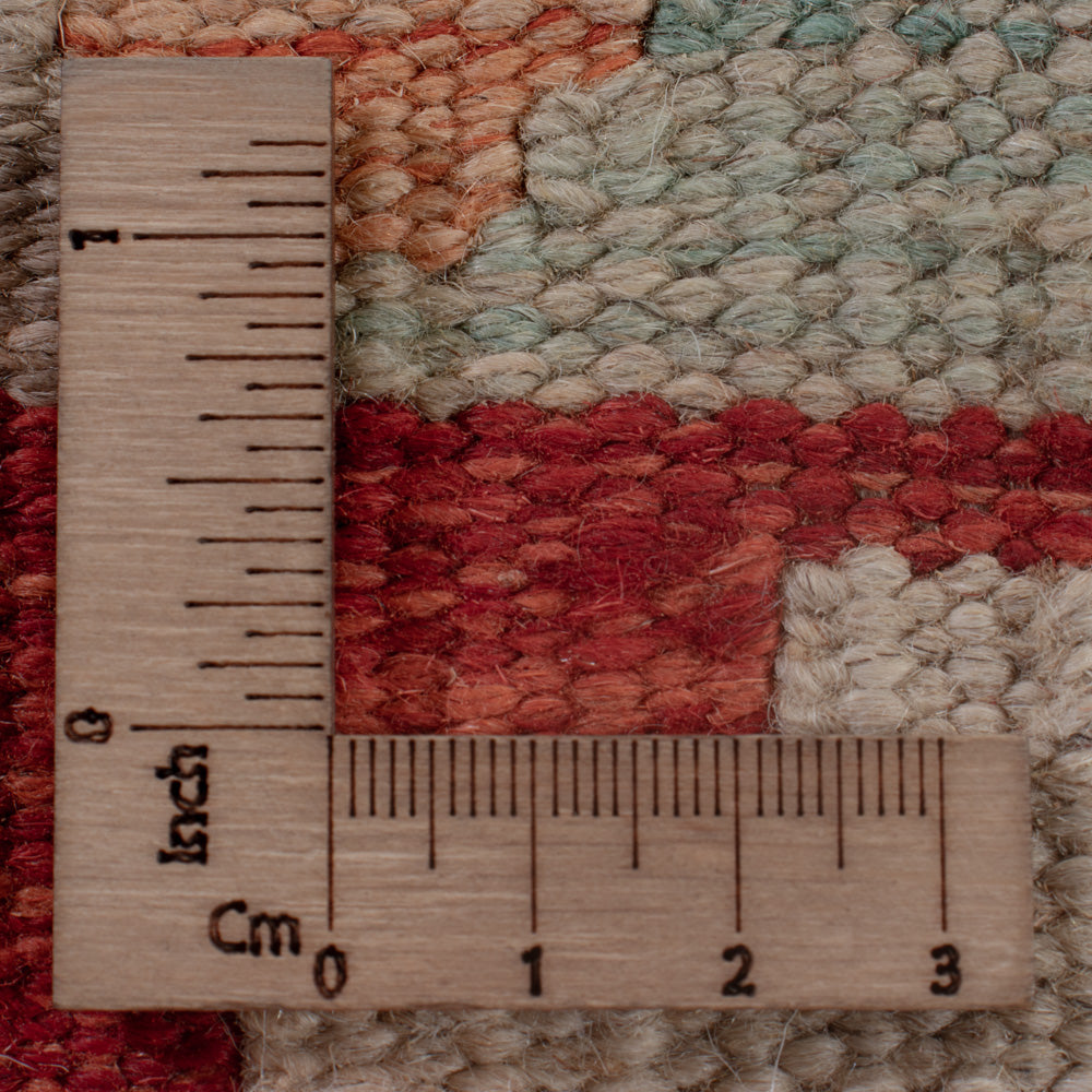 Kelim Teppich - Splash - 193 x 149 cm - mehrfarbig