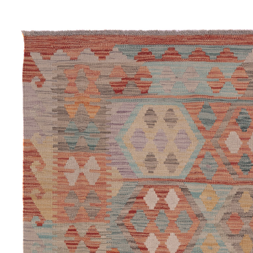 Kelim Teppich - Splash - 195 x 147 cm - mehrfarbig