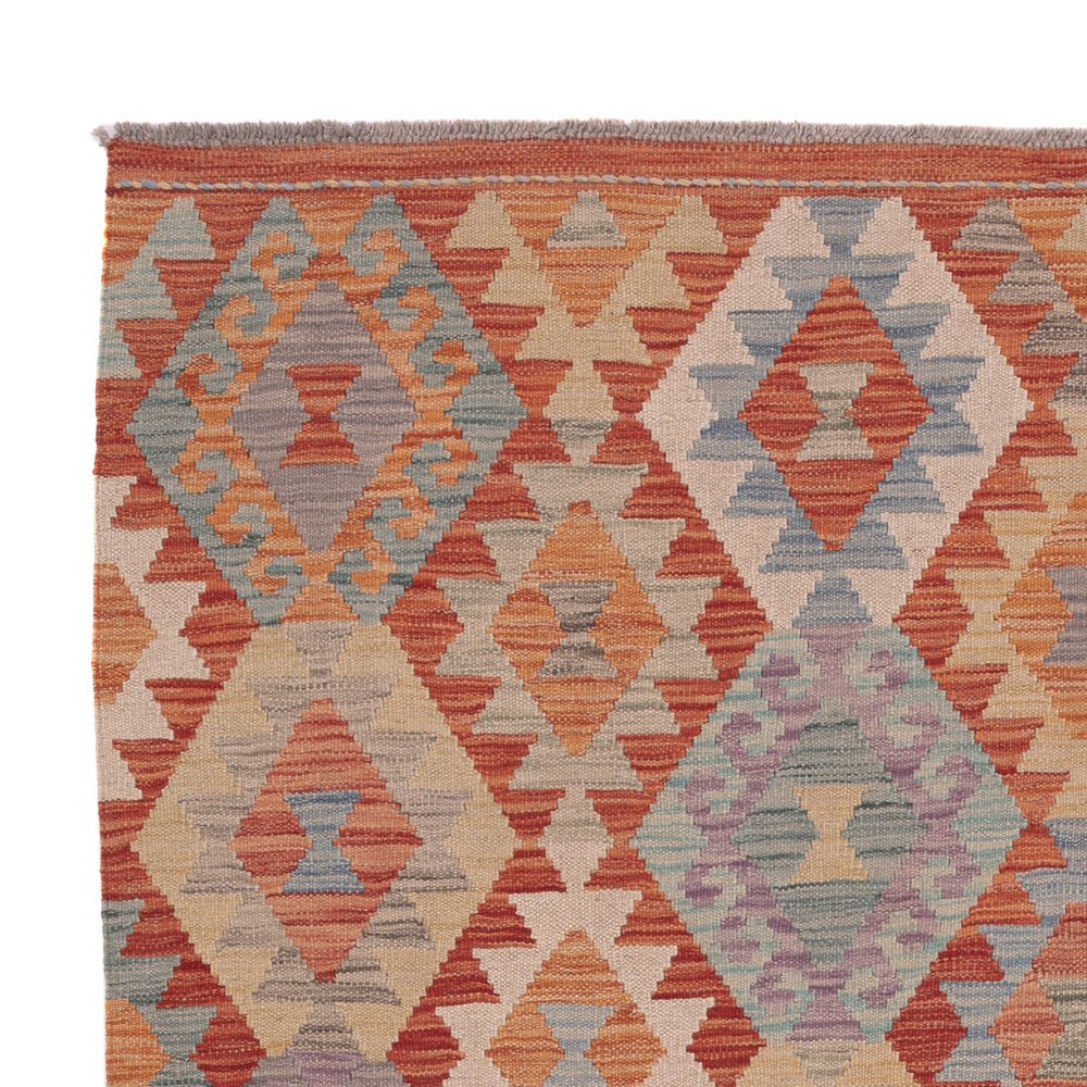 Kilim Maimana Tapijt 202x156cm - Wollen tapijt