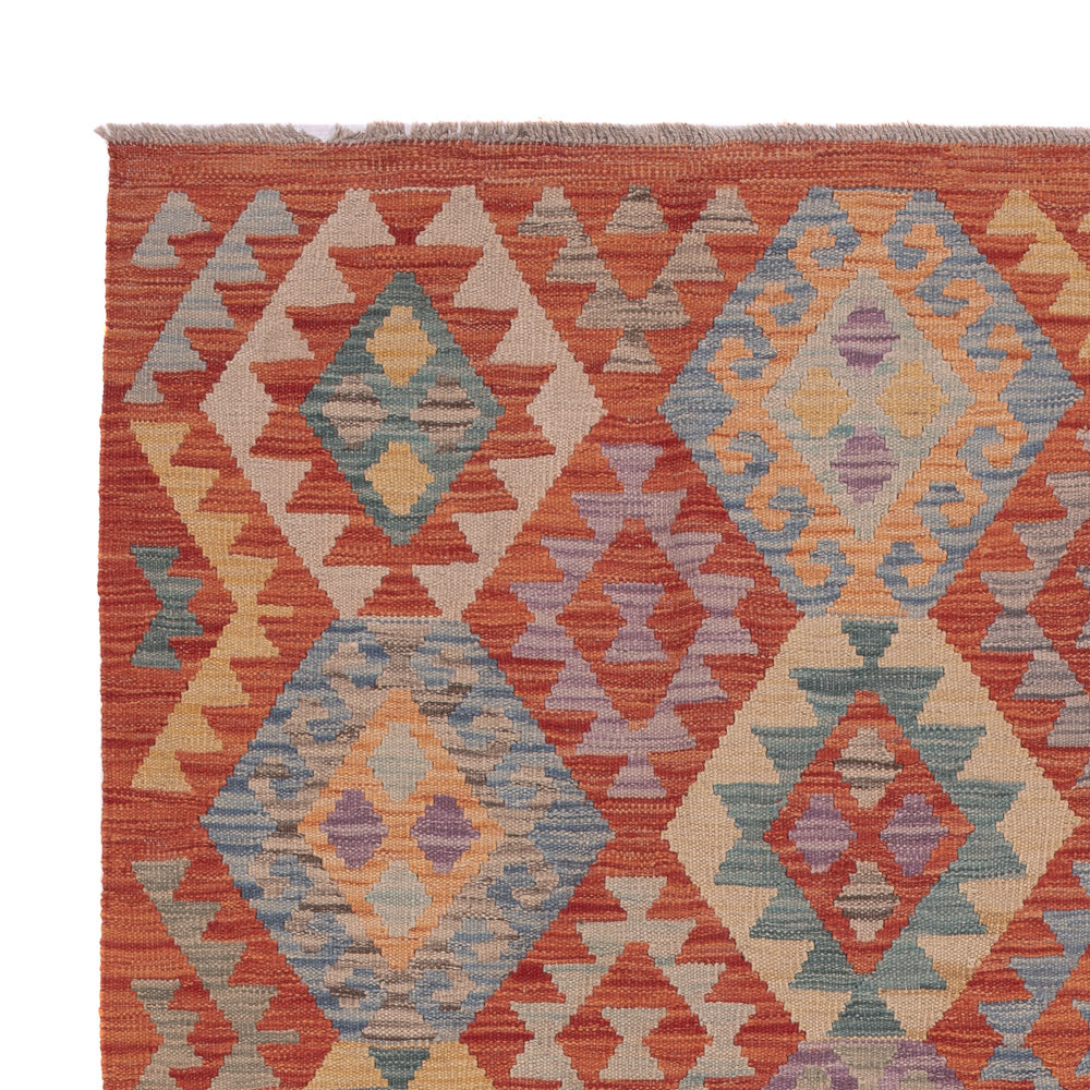 Kilim Maimana Tapijt 201x158cm - Wollen tapijt