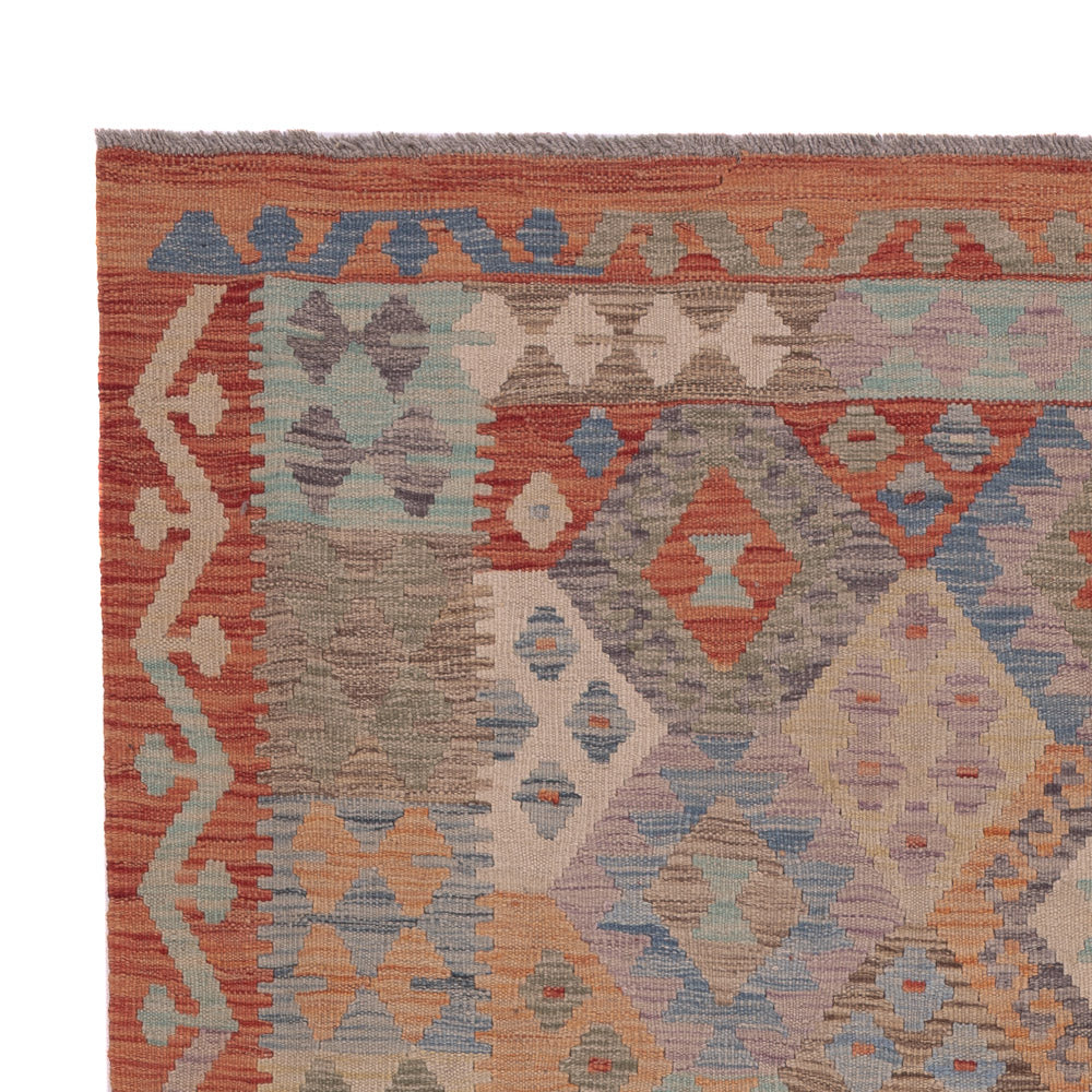 Kilim Maimana Tapijt 202x153cm - Wollen tapijt