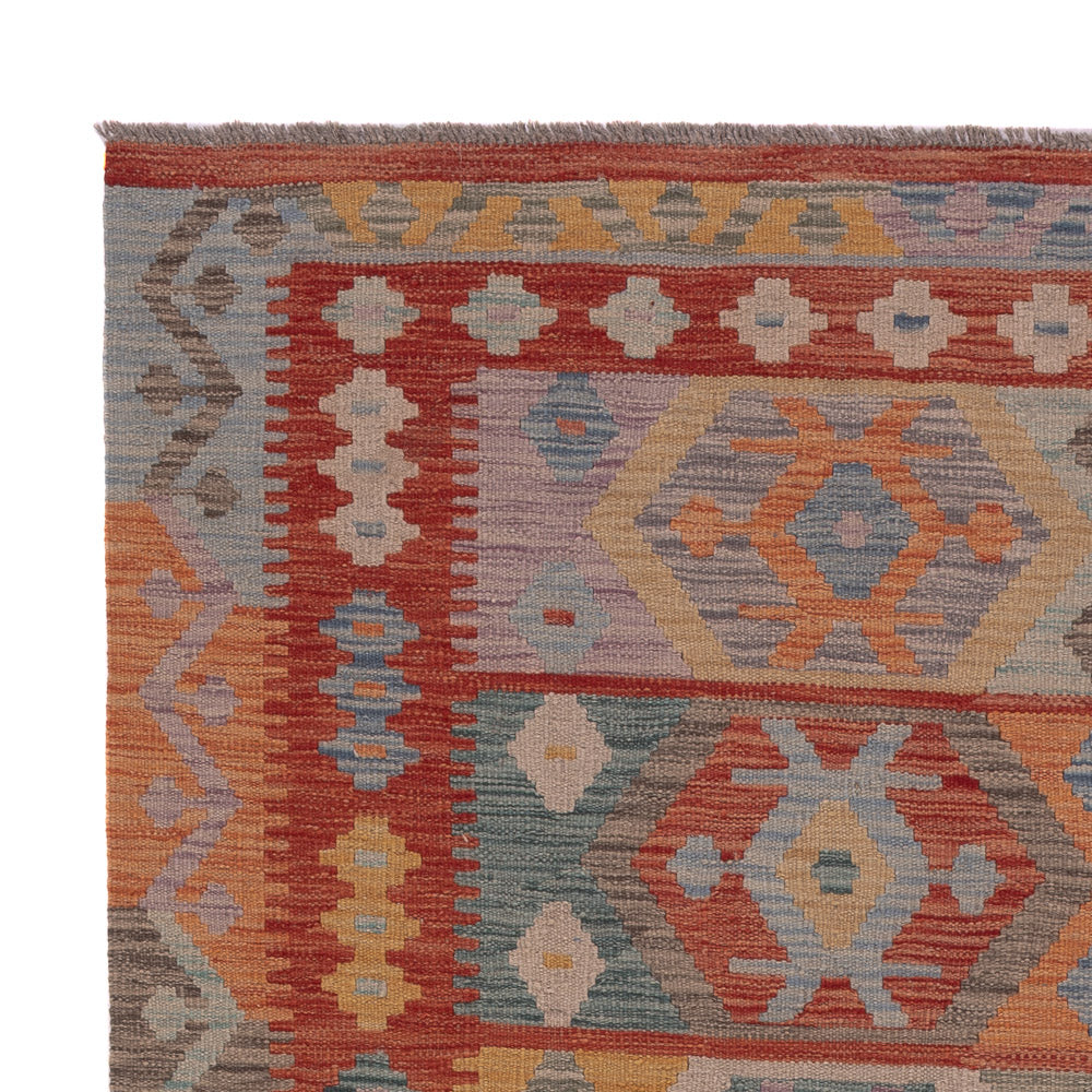 Kilim Maimana Tapijt 202x150cm - Wollen tapijt