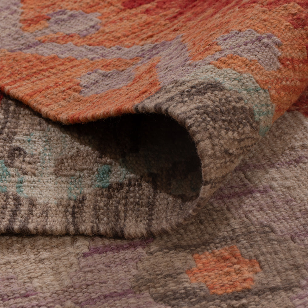 Kelim Teppich - Splash - 202 x 150 cm - mehrfarbig