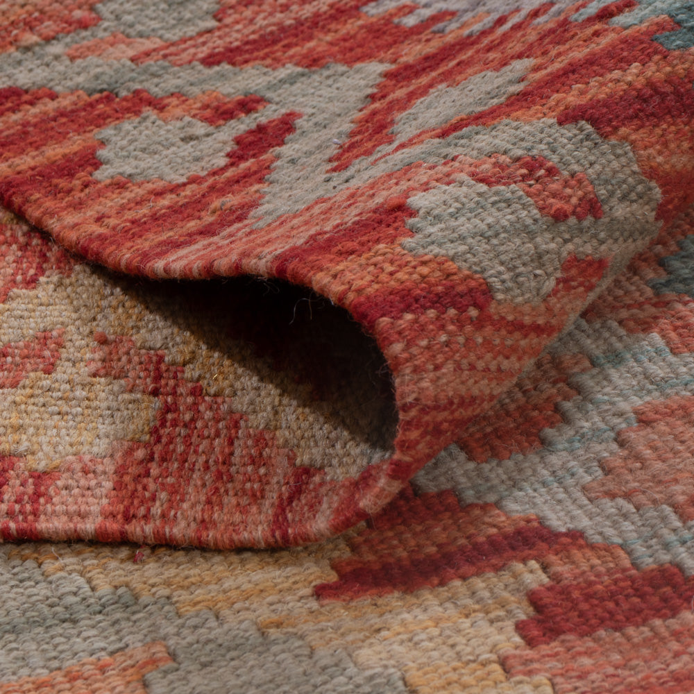 Kelim Teppich - Splash - 195 x 145 cm - mehrfarbig