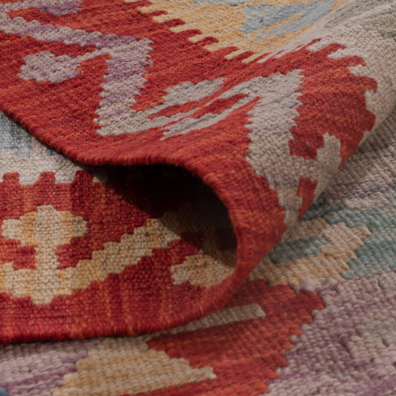 Kelim Teppich - Splash - 192 x 150 cm - mehrfarbig