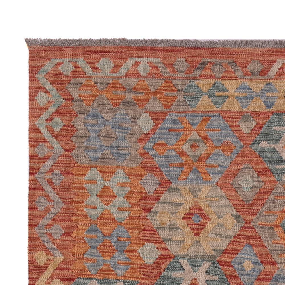 Kelim Teppich - Splash - 198 x 152 cm - mehrfarbig