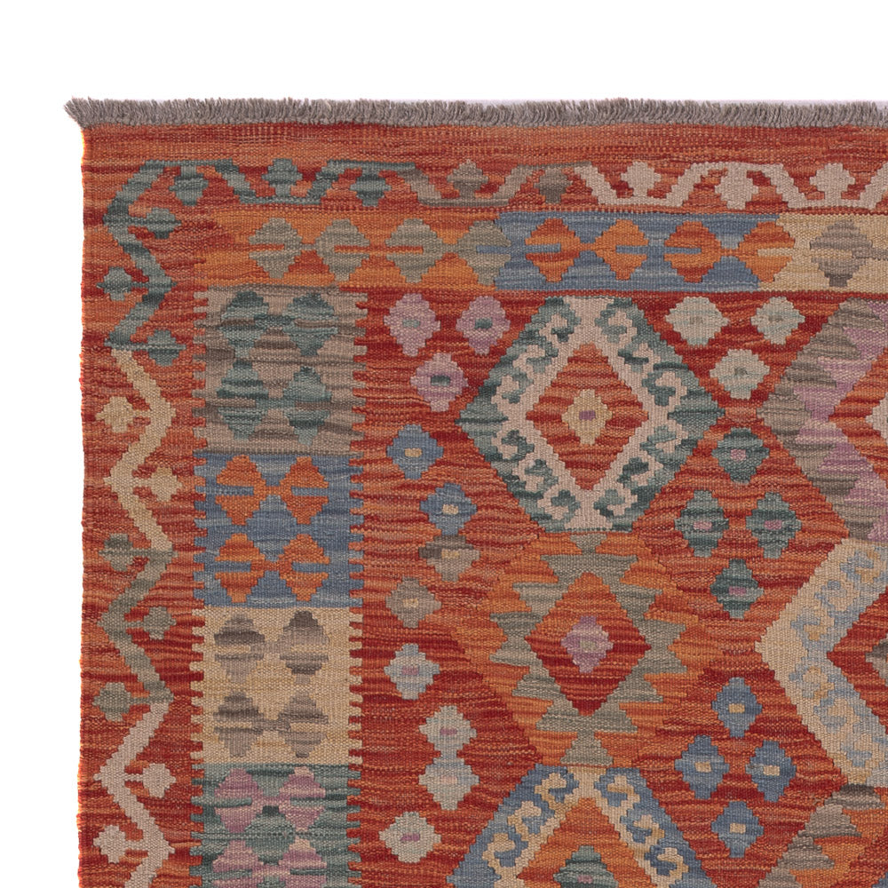 Kilim Maimana Tapijt 198x151cm - Wollen tapijt